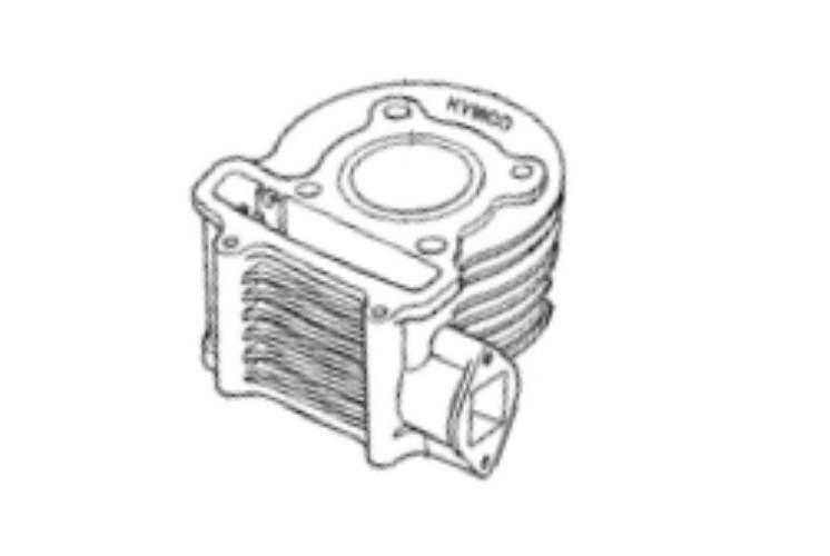 Cylinder kymco agility 50 4t - like 50 4t - super 8 50 4t 12100-KGBG-C01