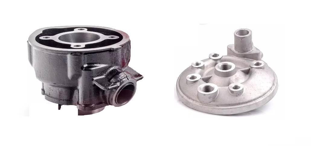 Cylinder żeliwny z głowicą power force aprilia rs yamaha dt minarelli am6