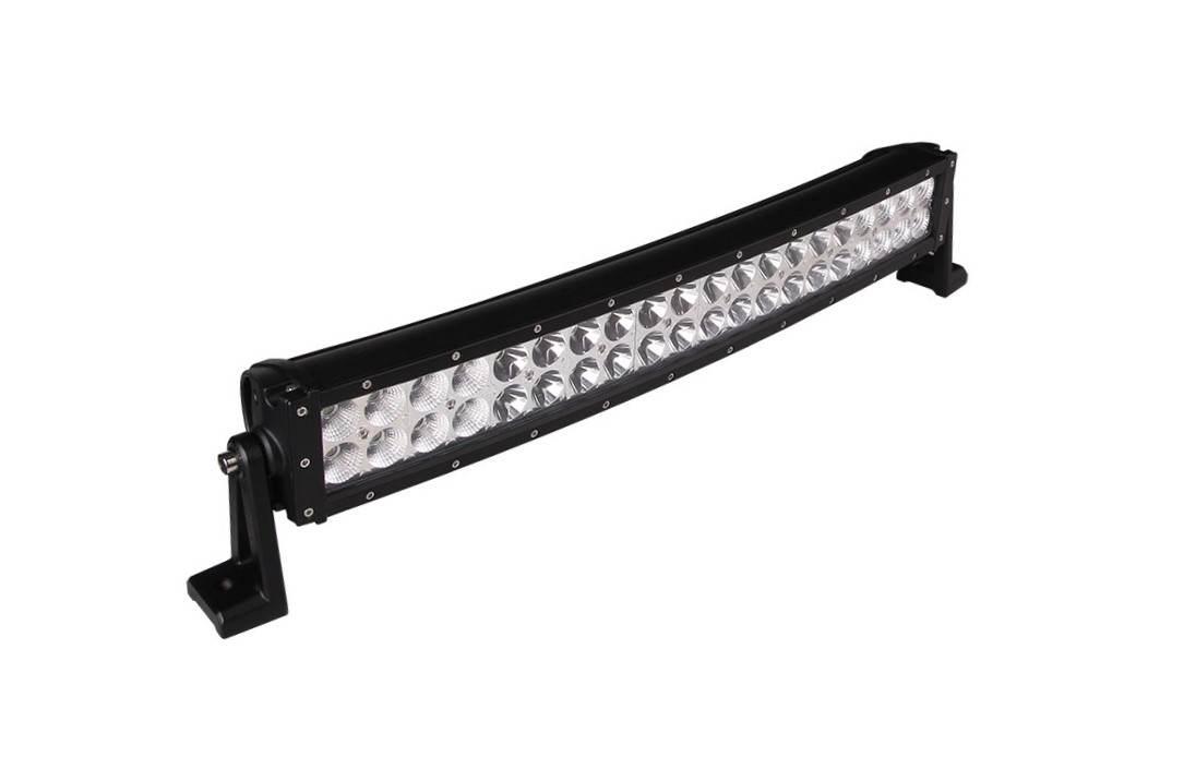 Lampa listwa świetlna zakrzywiona dwurzędowa 120w 10-30v 24" 611x75x79mm