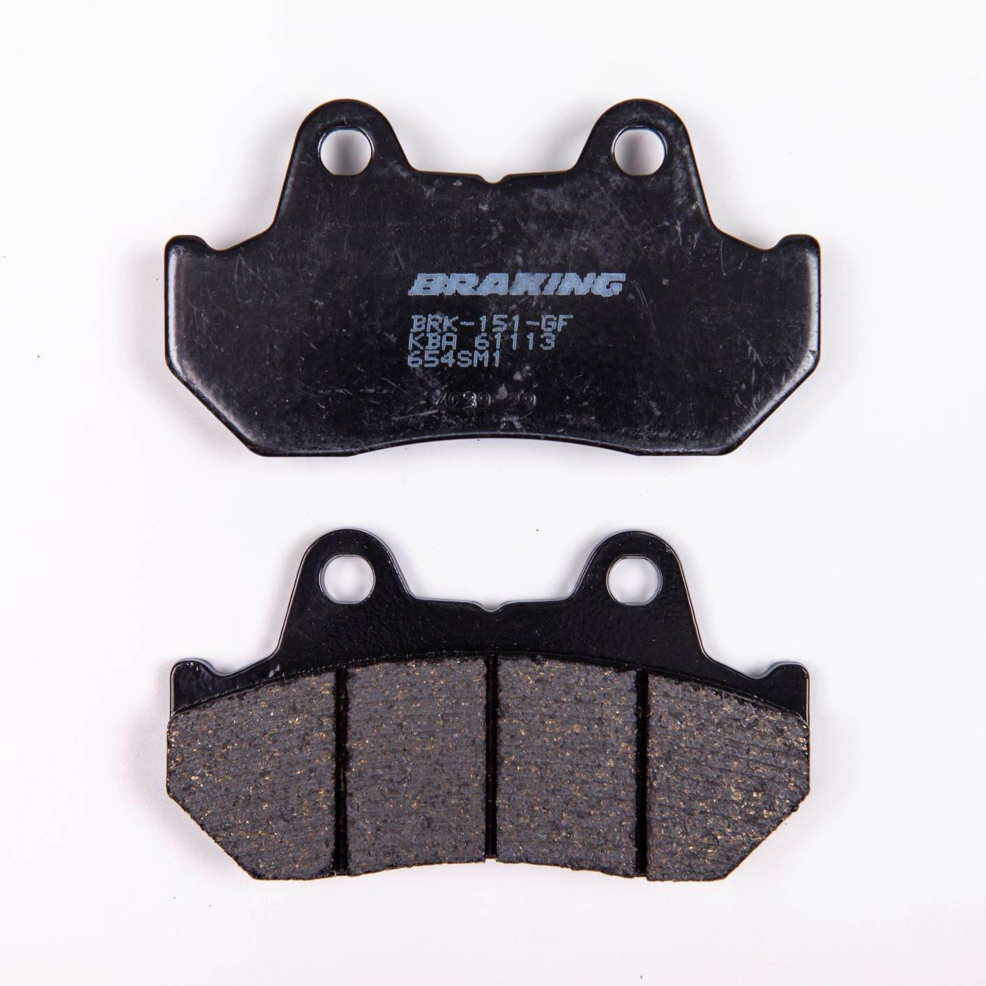 Klocki hamulcowe braking semi metallic 654sm1