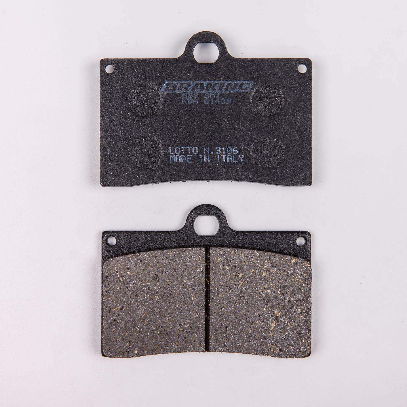 Klocki hamulcowe braking semi metallic 688sm1