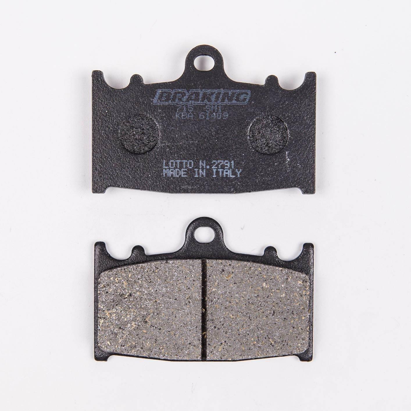Klocki hamulcowe braking semi metallic 715sm1