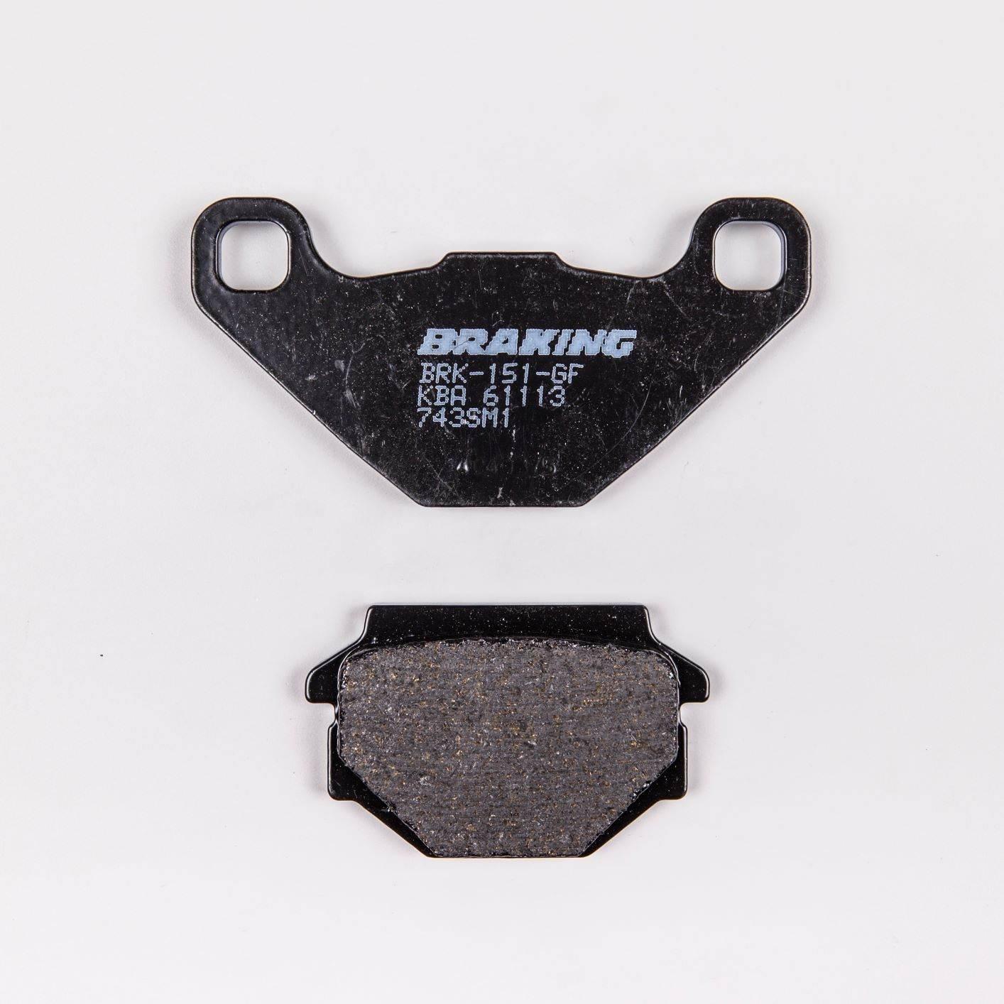 Klocki hamulcowe braking semi metallic 743sm1