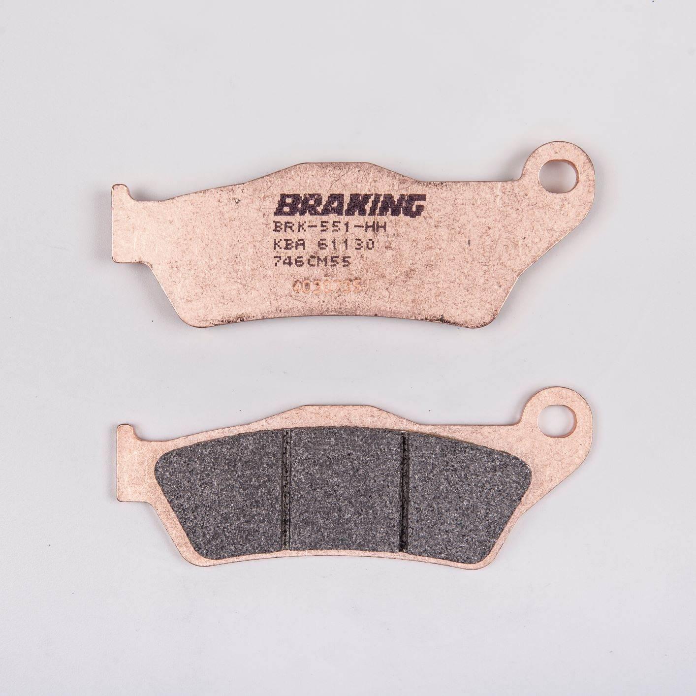 Klocki hamulcowe braking sintered 746cm55 przednie