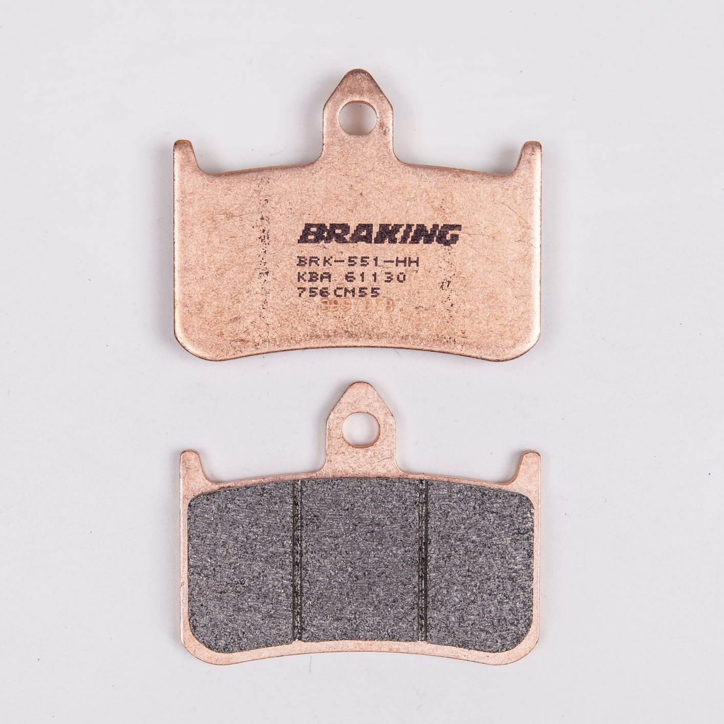 Klocki hamulcowe braking sintered 756cm55 przednie