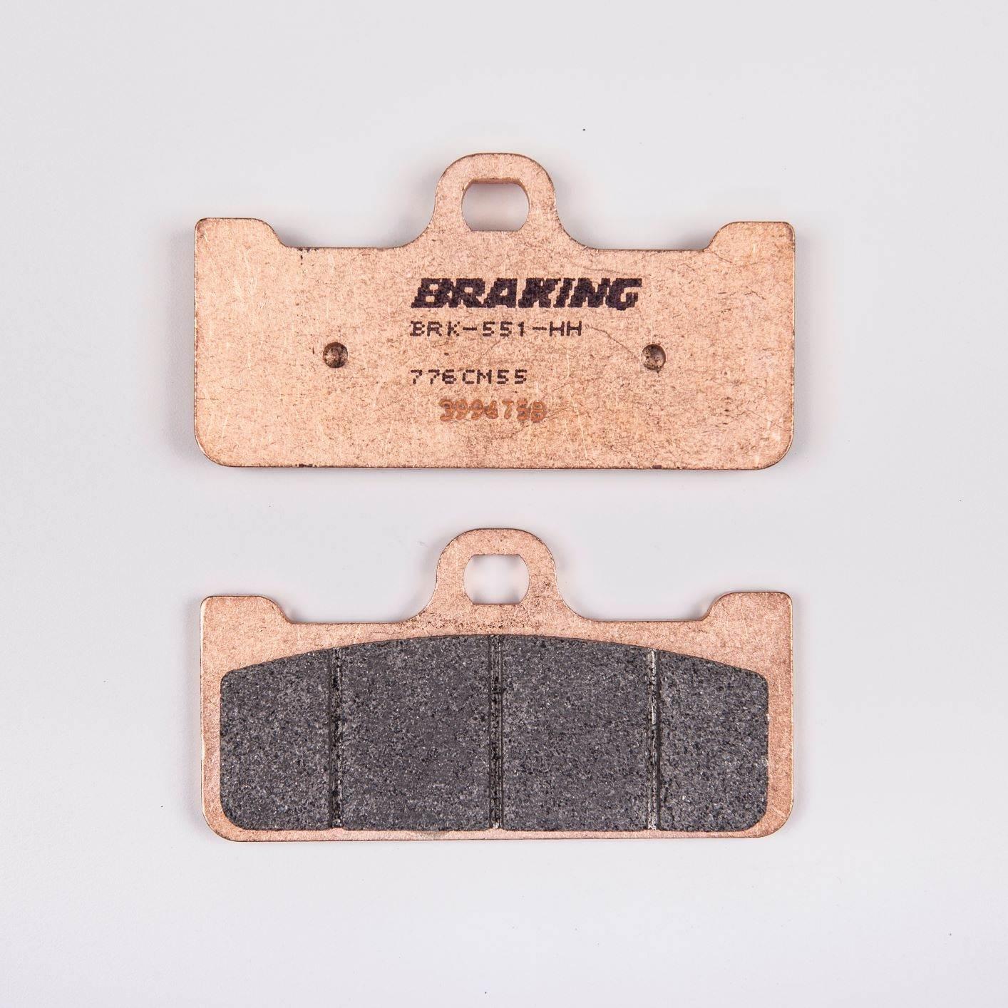 Klocki hamulcowe braking sintered 776cm55 przednie