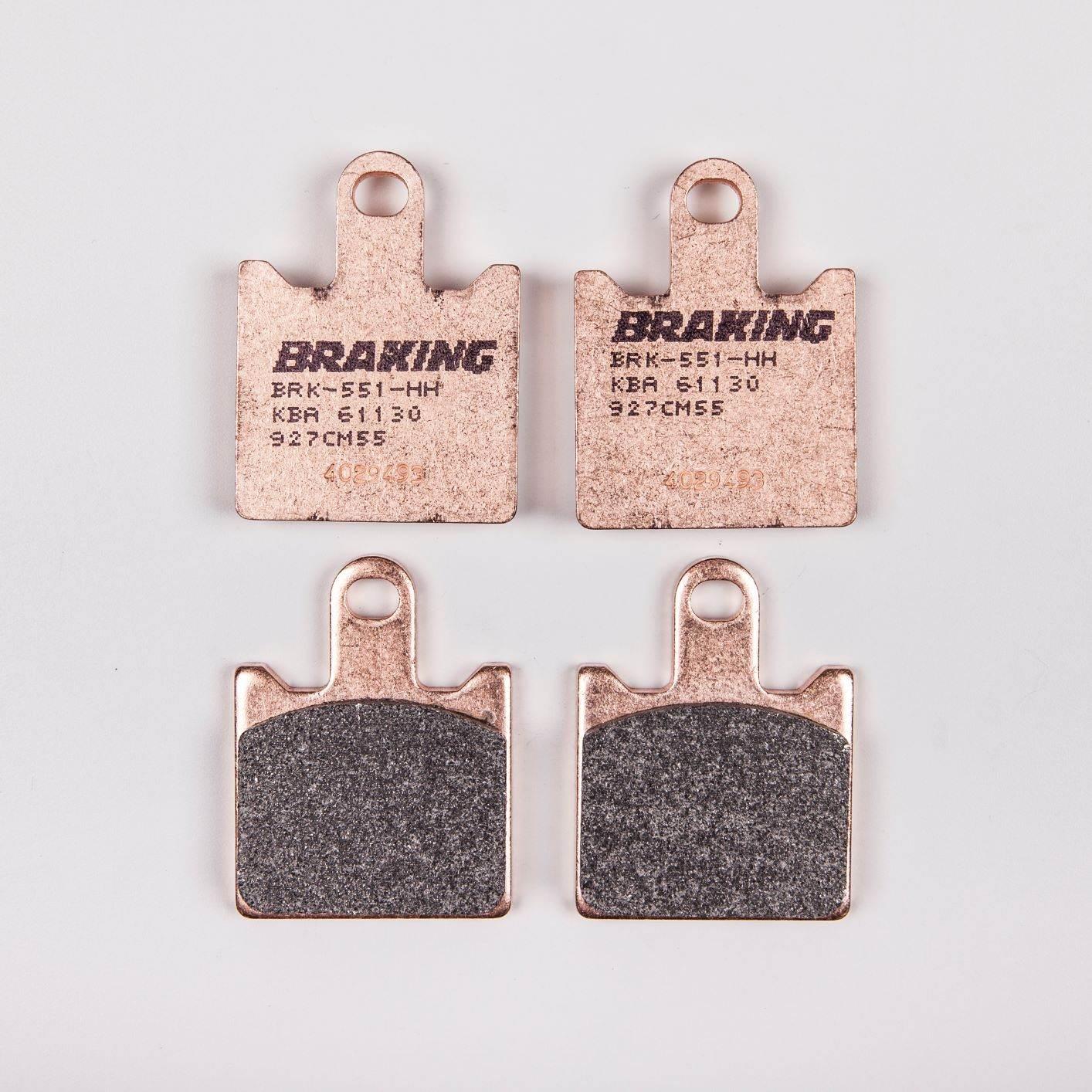 Klocki hamulcowe braking sintered 927cm55 przednie