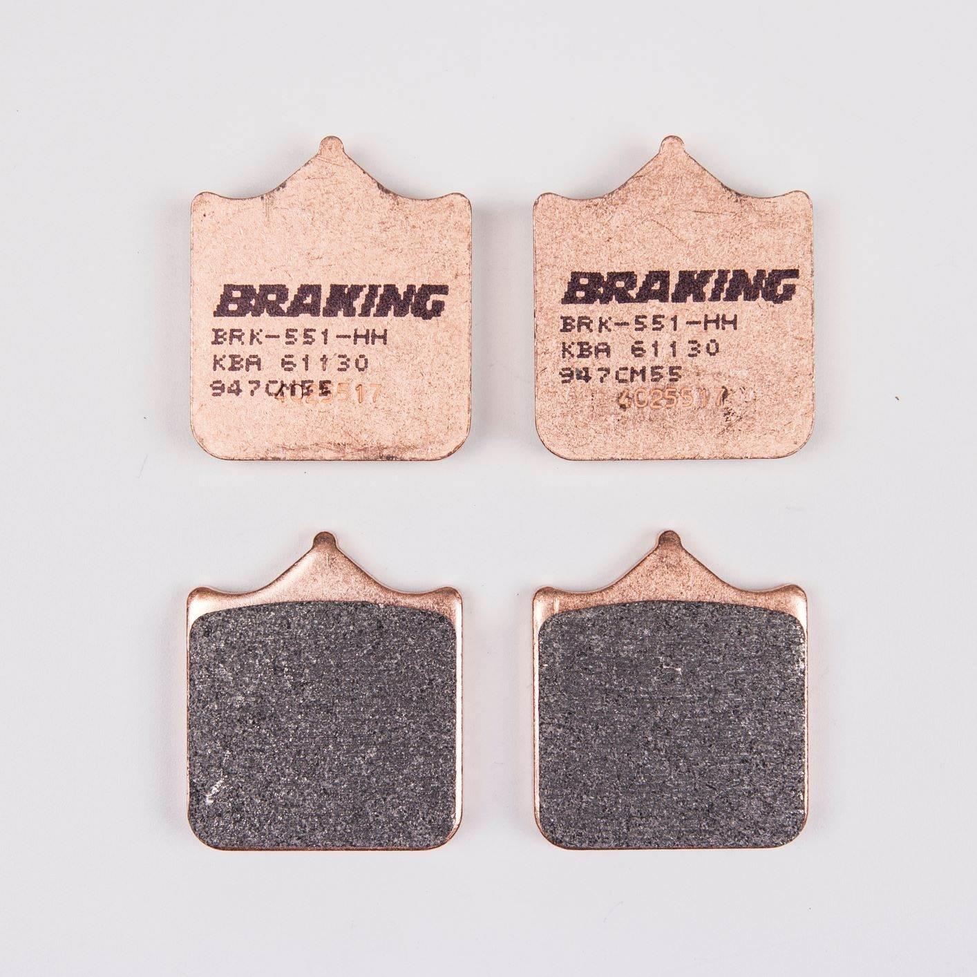 Klocki hamulcowe braking sintered 947cm55 przednie