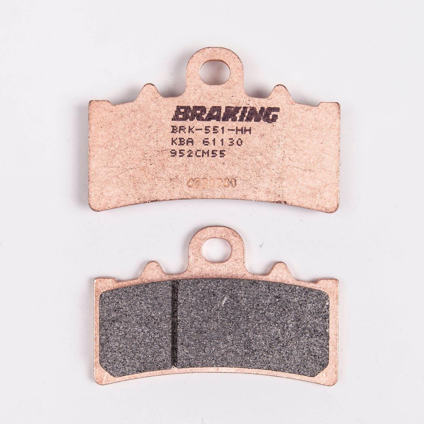 Klocki hamulcowe braking sintered 952cm55 przednie