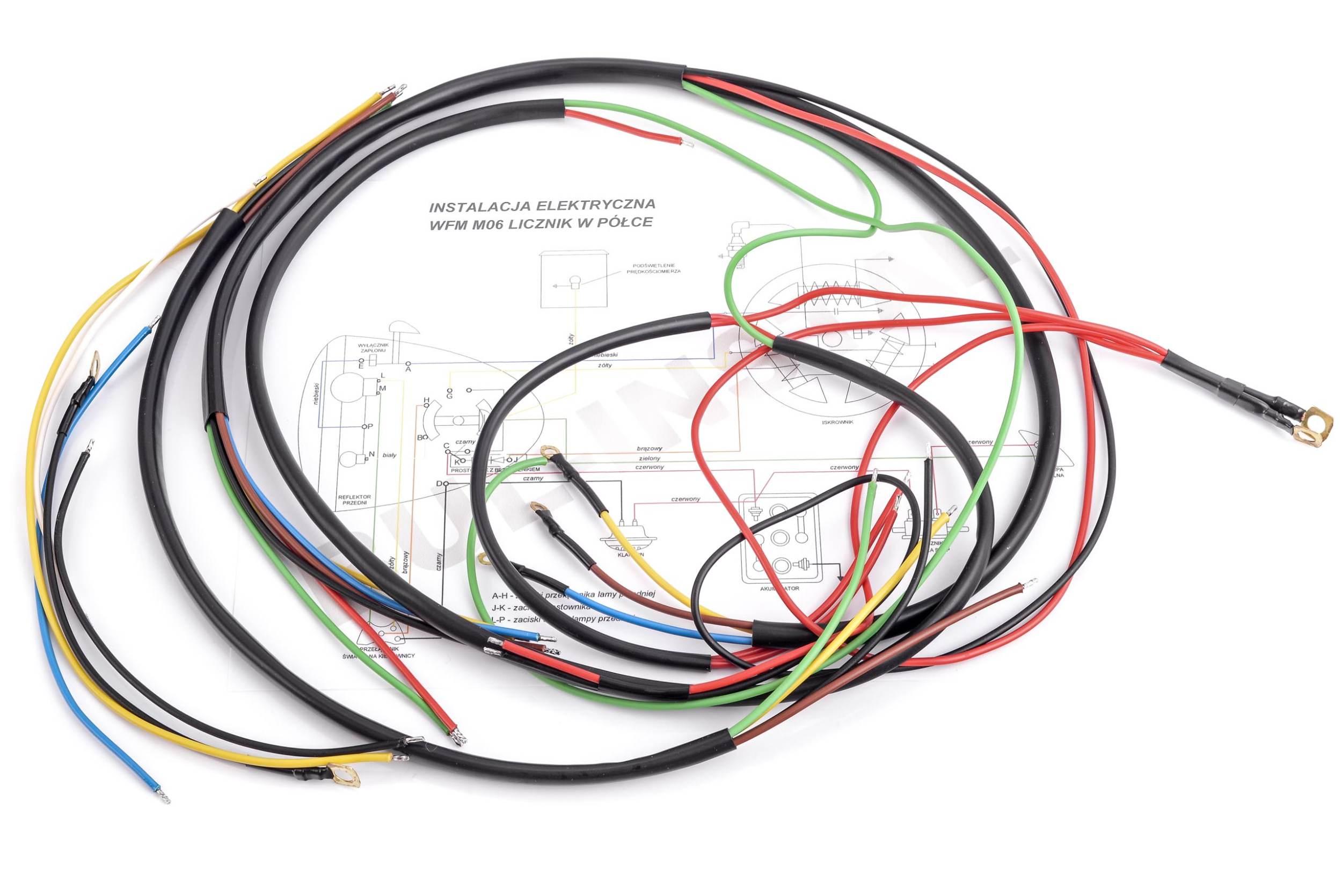 Instalacja elektryczna - wiązka wfm m06 licznik w półce 81049