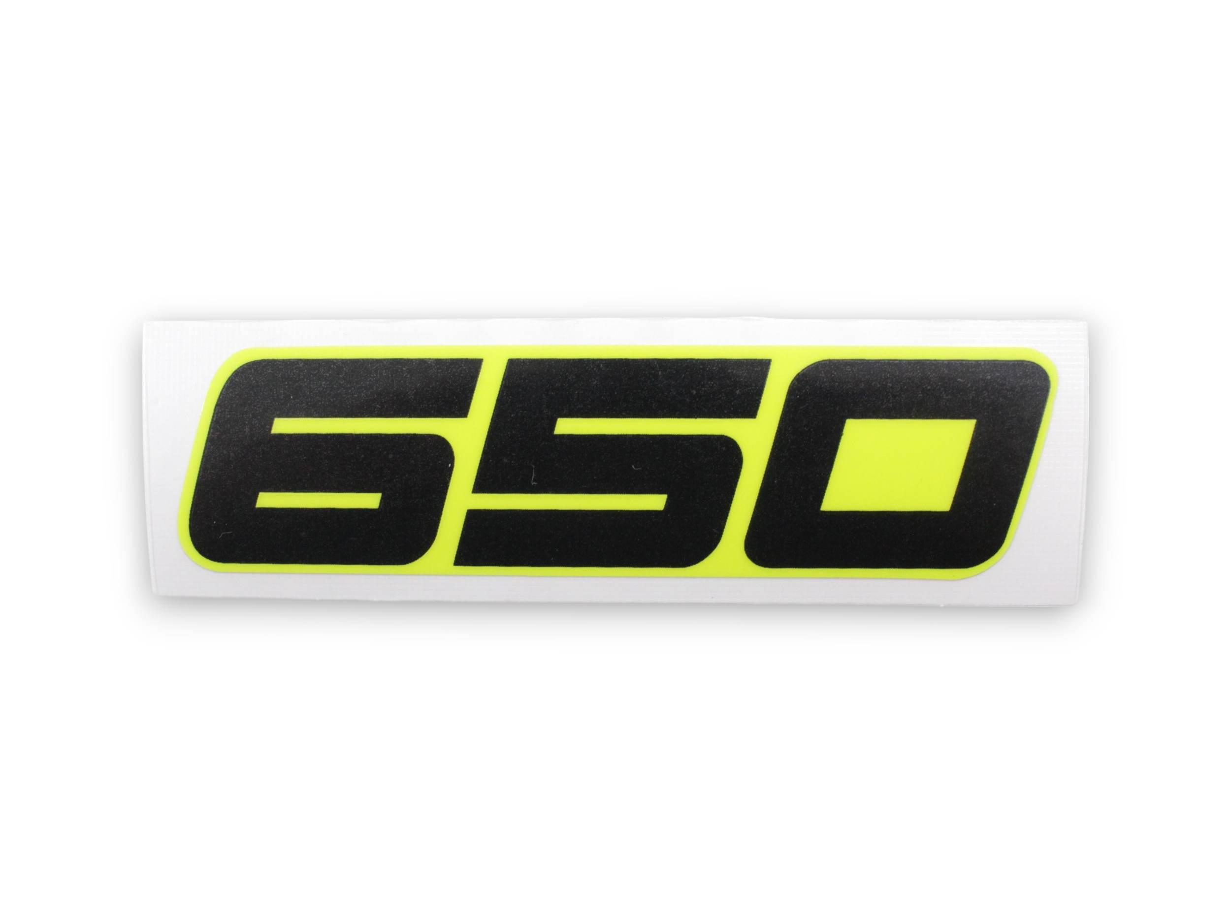 Naklejka błotnika przedniego wt03 "650" lewa svt650 05501P83WT03-QJ