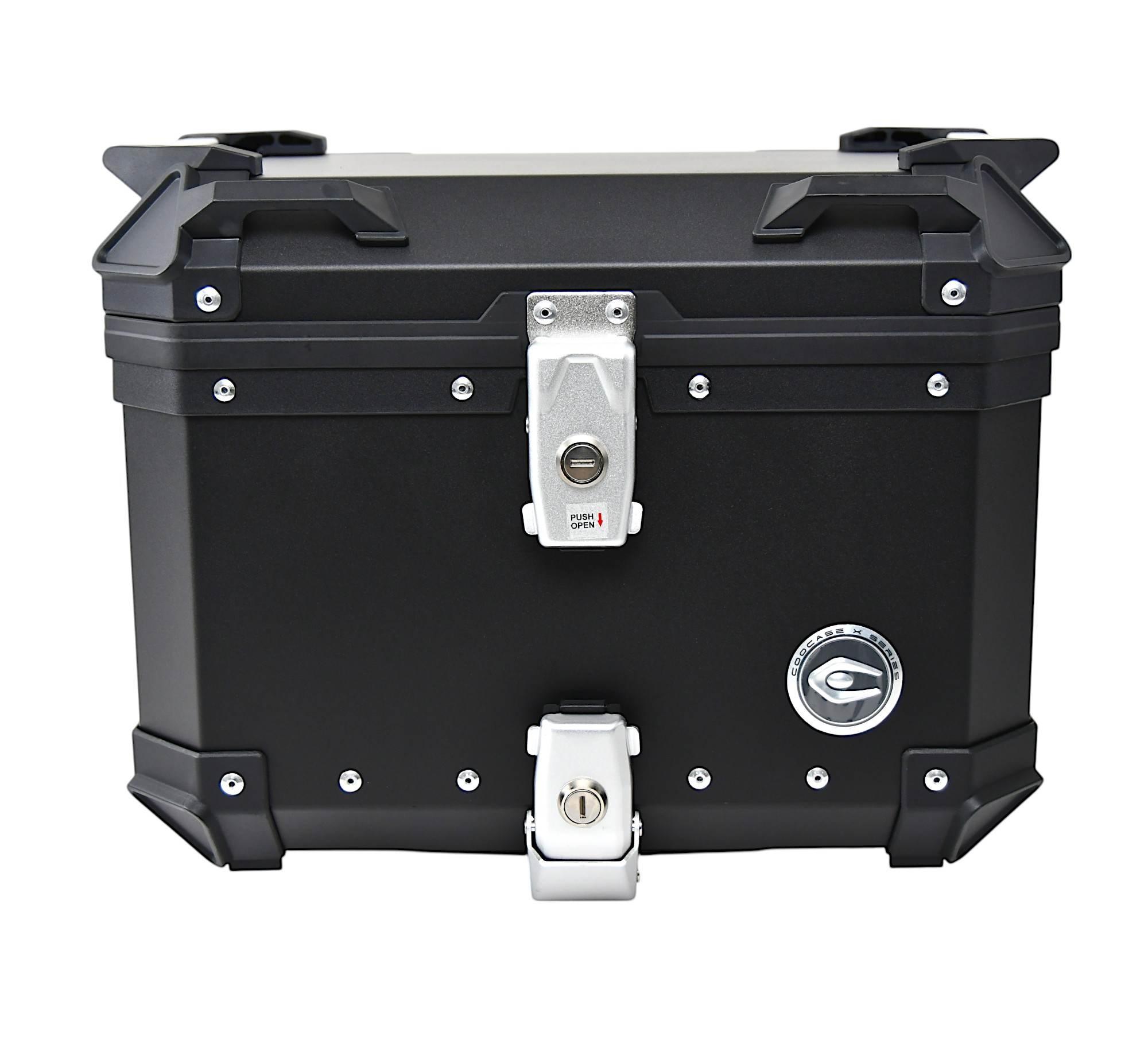 Kufer centralny aluminiowy coocase 45l czarny Q1-J2-C