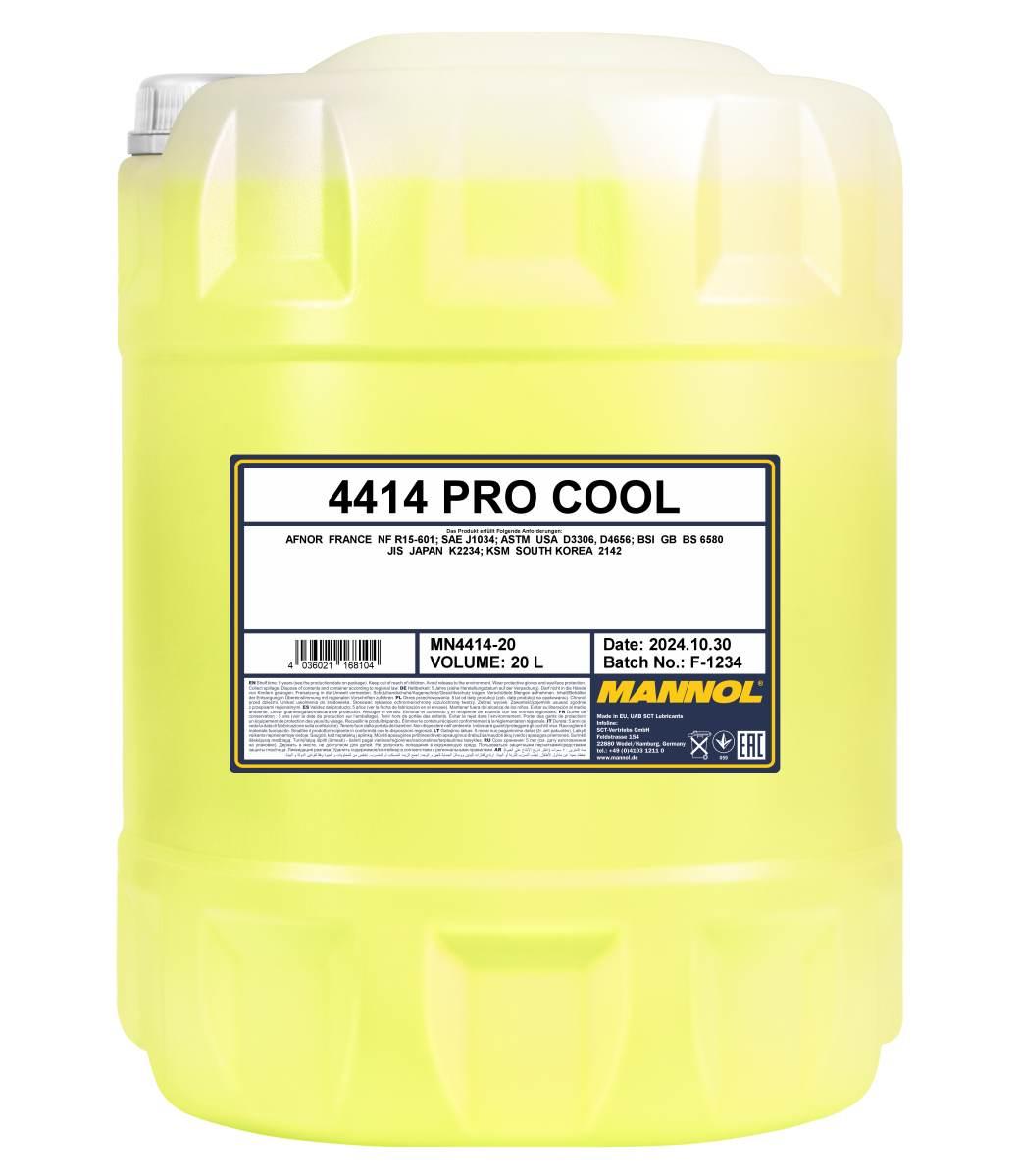 Płyn chłodniczy mannol pro cool 20l MN4414-20