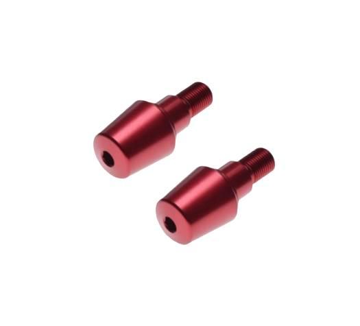 Końcówka kierownicy czerwona yamaha m16x1.5