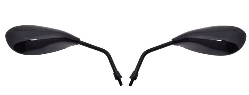 Lusterko łezka czarna 8mm mp103-1 m8 | LU00486
