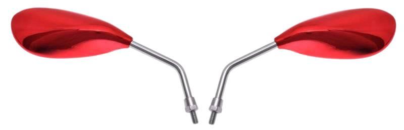 Lusterko łezka czerwone m8 mp103-1 | LU00481