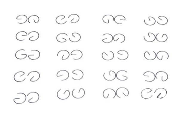 Zabezpieczenie sworznia 12 mm simson s51 20 kpl