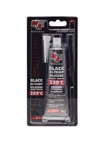 Uszczelniacz silikonowy czarny 85g | WD20A11