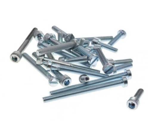 ŚRUBA SILNIKA WSK125 IMBUS PŁASKIE kpl | WS0056