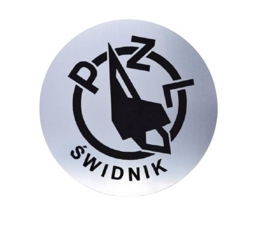 Emblemat zbiornika wsk grawerowany pzl świdnik