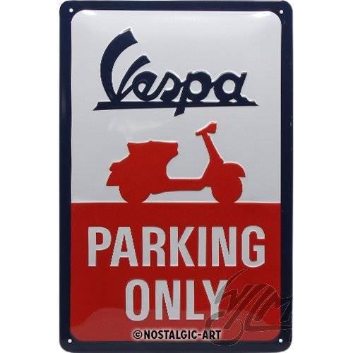 Tablica plakat 20x30 vespa parking only 22282