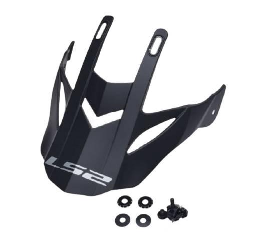 Daszek kasku mx436 evo matt black | AK800436PEK17