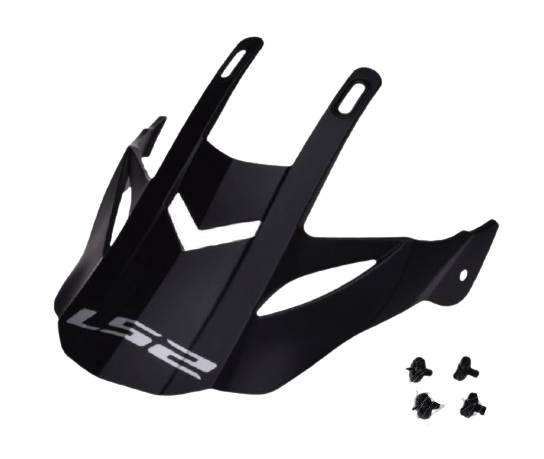 Daszek kasku mx437 matt black | AK800437PK02