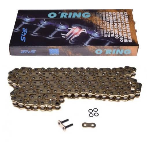 Łańcuch napędowy iris 630 o-ring 110l złoty