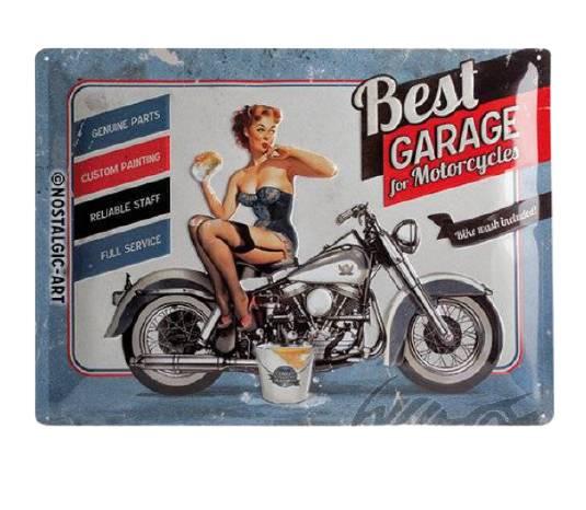 Tablica plakat 30x40 best garage 23142 | NAR23142