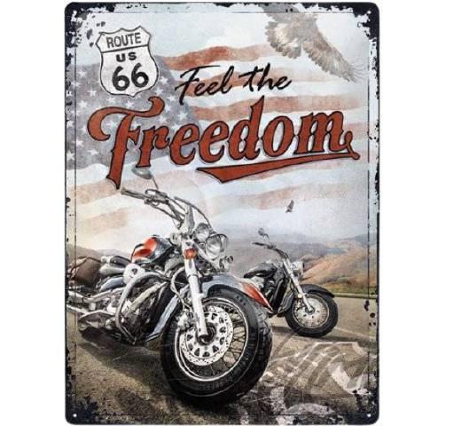 Tablica plakat 30x40 route 66 freedom 23284