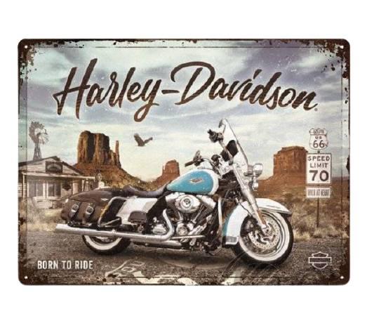 Tablica plakat 30x40 harley-davidson route 23291