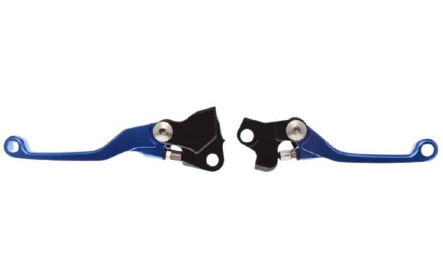 Dźwignia hamulca sprzęgła yamaha yz125 yx250 450 niebieska