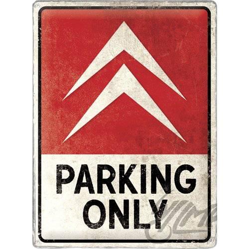 Tablica plakat 30x40 citroen parking only 23307