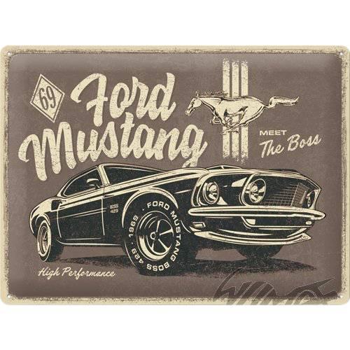 Tablica plakat 30x40 ford mustang the boss 23311