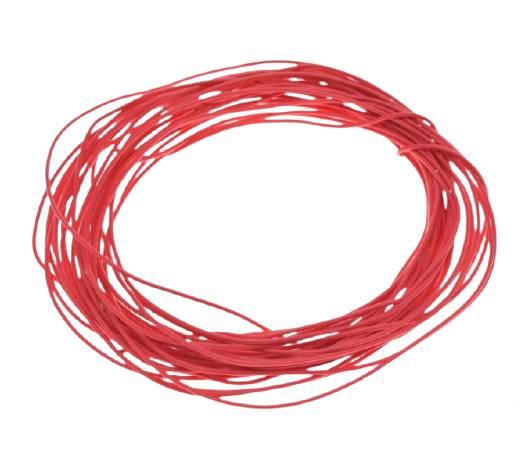 Przewód instalacji 0,5mm czerwony 10 metrów
