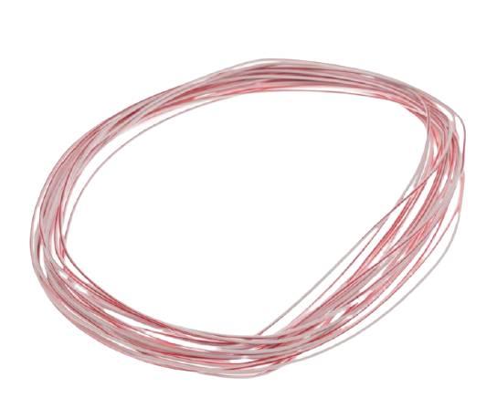 Przewód instalacji 0,5mm biały/czarny 10 metrów