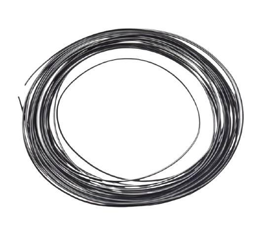 Przewód instalacji 0,5mm zielony/biały 10 metrów