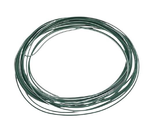 Przewód instalacji 0,75mm zielony/biały 10 metrów