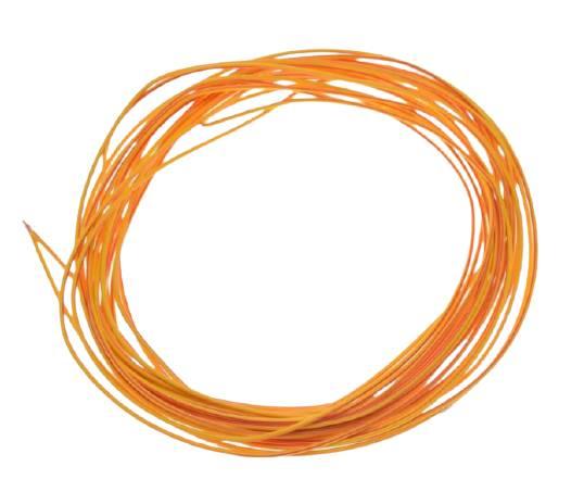 Przewód instalacji 1,00mm żółty/czerwony 10 metrów