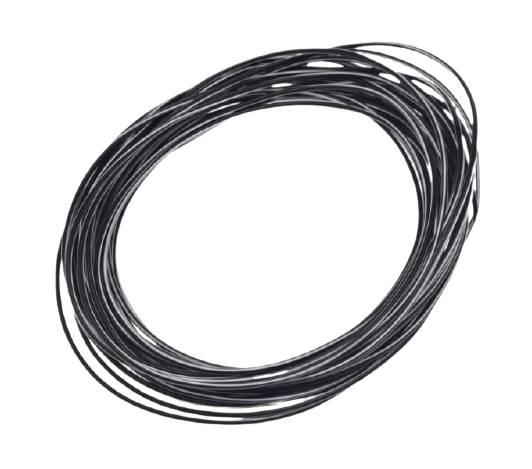 Przewód instalacji 1,00mm czarny/biały 10 metrów