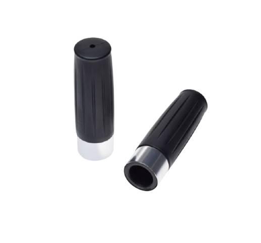 Guma kierownicy 7/8 1" 124mm czarna chrom