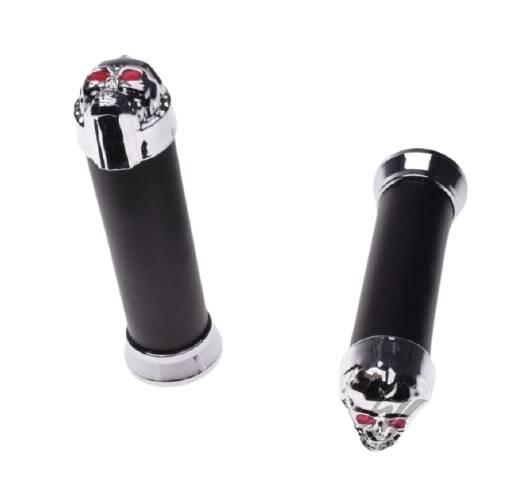 Manetka czarna czacha długa kierownica 22 mm