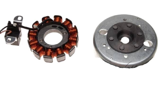 Stator iskrownik 12 cewek koło magnesowe