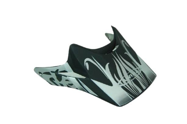 Daszek kasku mini enduro czarny mat aj0421