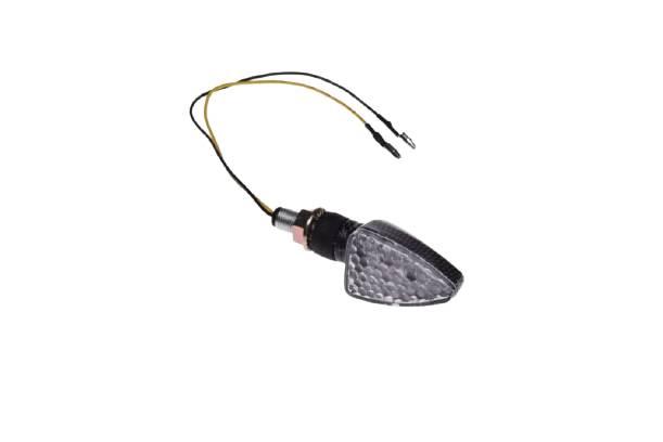 Kierunkowskaz biały klosz led carbon prawy tył
