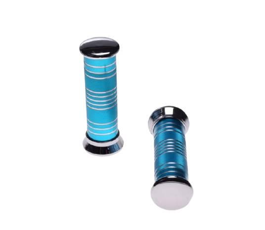 Manetka metal ryflowana niebieska | AW56045