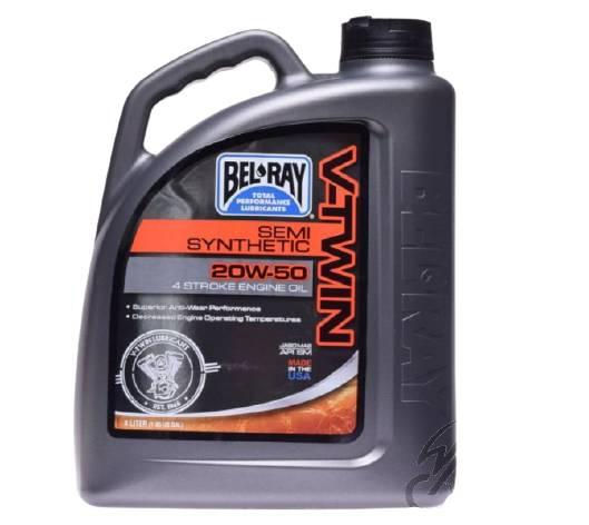 Olej bel-ray v-twin półsyntetyk 4t 20w-50 4l