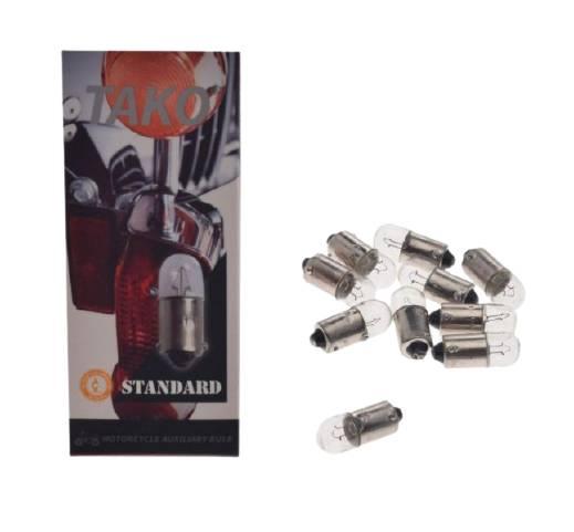 Żarówka 6v 4w t8.5 ba9s opk 10 szt bez eec tako