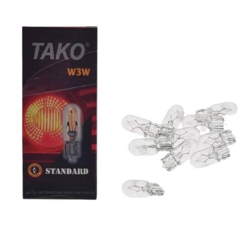 Żarówka 12v 3w w3w opk 10 szt tako bez eec