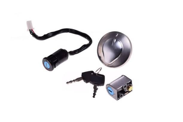 Stacyjka kinroad czoper z zestawem zamków